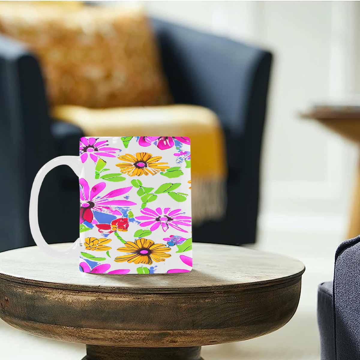 Quality Mug, coffee mug, tea cup, Set 1A, Mixed Floral design 7