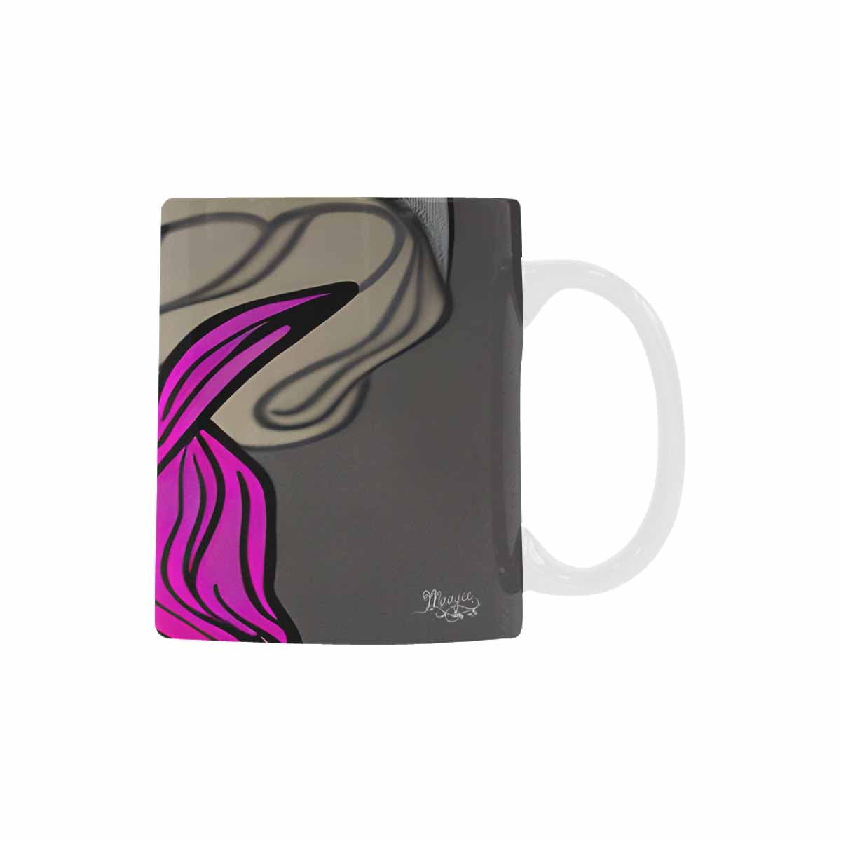 Coffee Mug, tea cup,caucasian Face, design 52