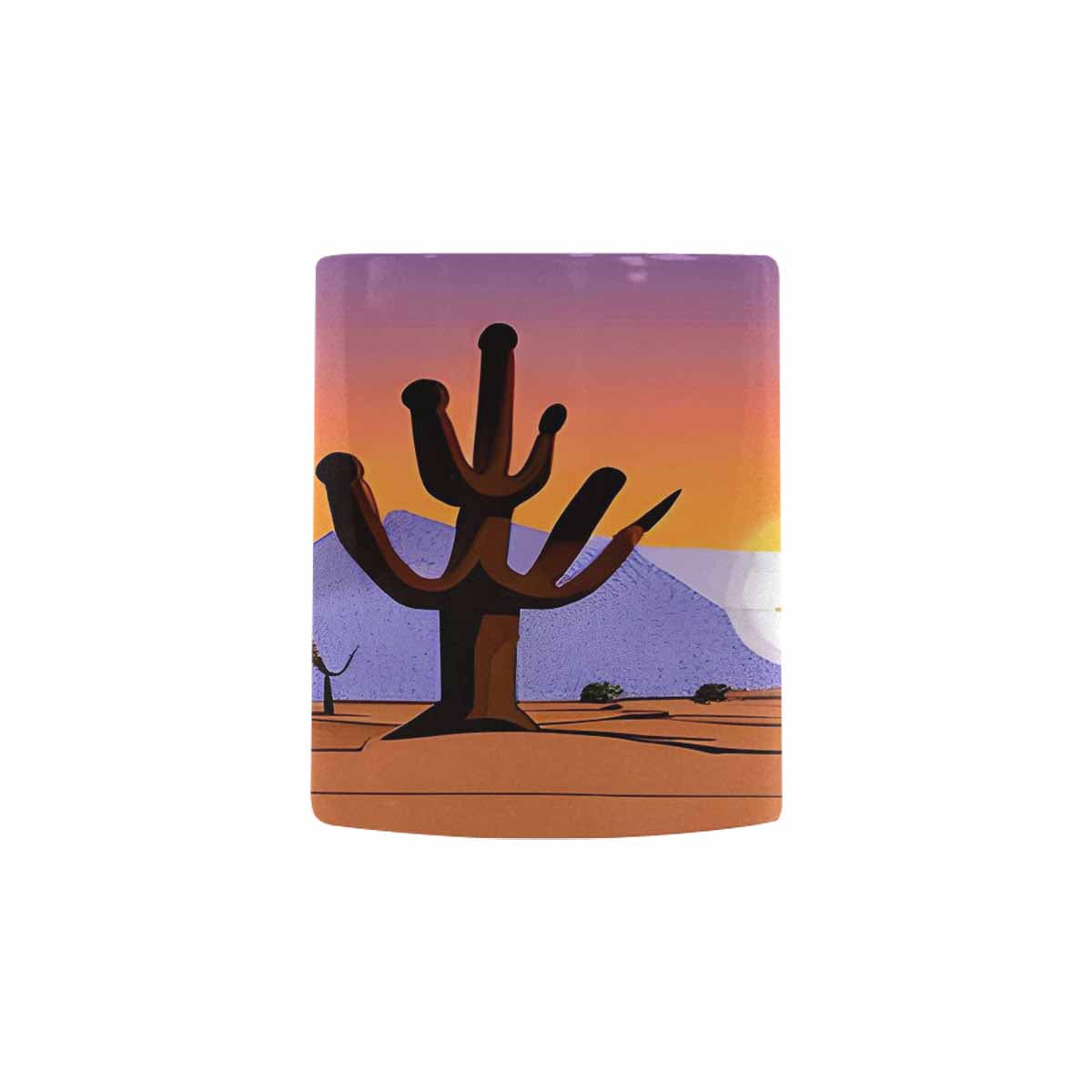 Coffee Mug, tea cup, desert scene, design 63