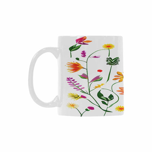 Quality Mug, coffee mug, tea cup, Bright florals, Set 2, design 69