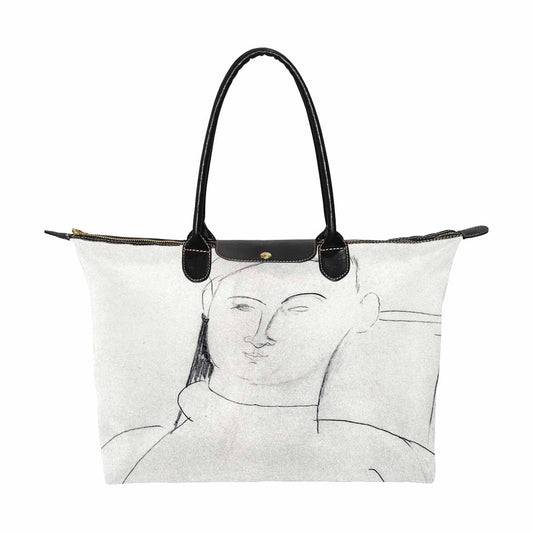 Classic handbag, Modigliani design, choice of 2 colors, Jacques Lipchitz