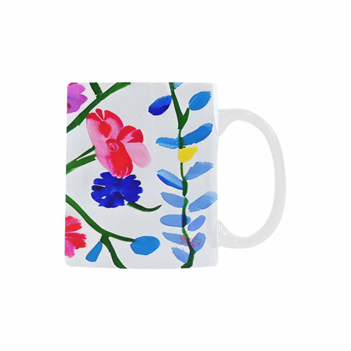 Quality Mug, coffee mug, tea cup, Bright florals, Set 1, Design 114