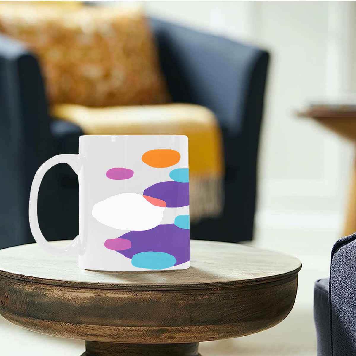 Quality Mug, coffee mug, tea cup, Bold Abstract, Set 1, design 6