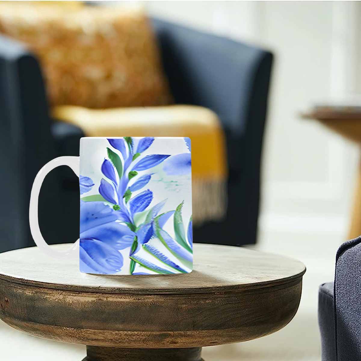 Quality Mug, coffee mug, tea cup, Bright florals, Set 1, Design 79