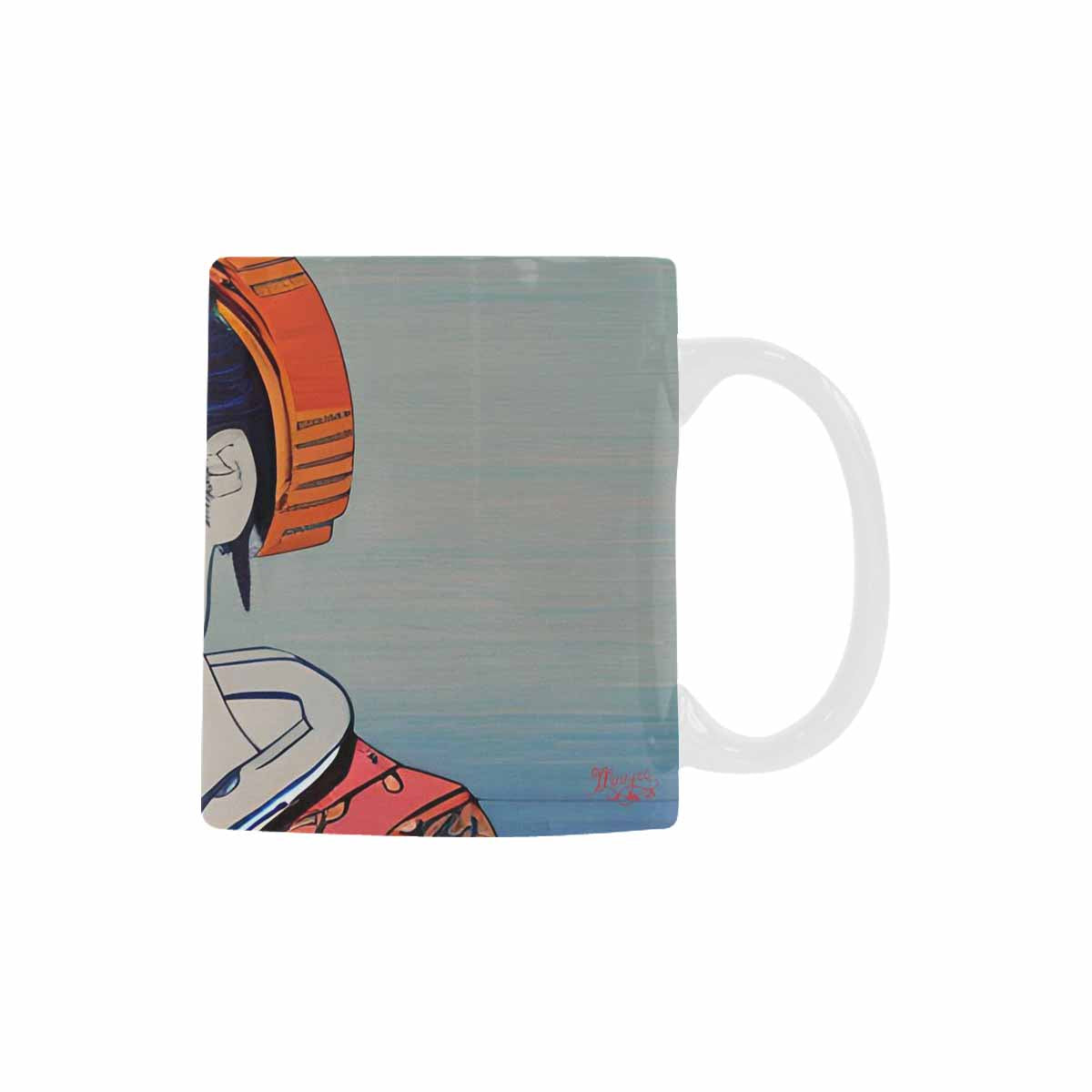 Quality Mug, coffee mug, tea cup, Asian Faces, Design 35