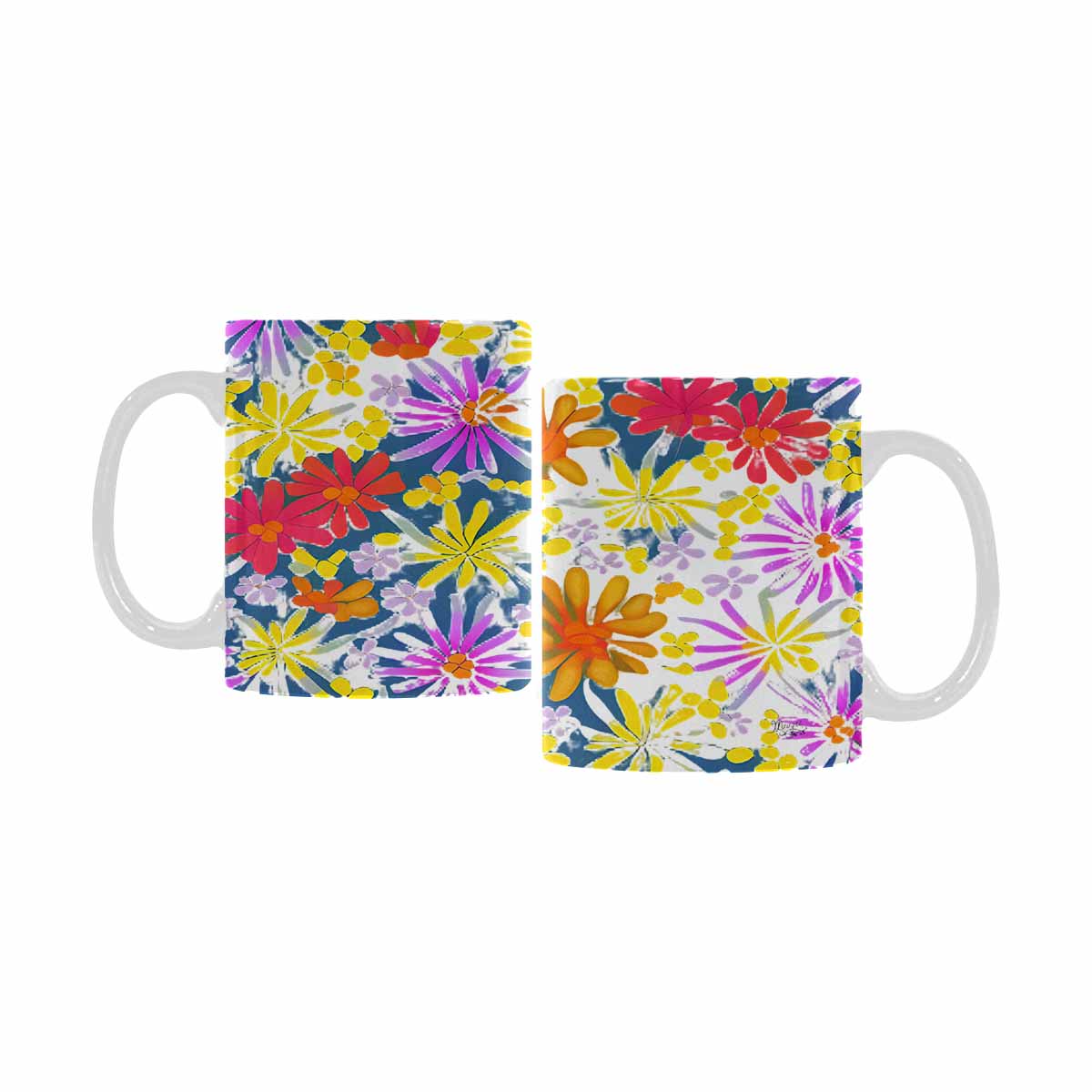 Quality Mug, coffee mug, tea cup, Set 1A, Mixed Floral design 37