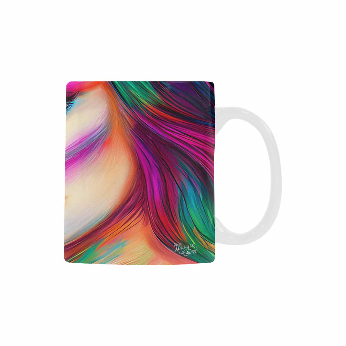 Coffee Mug, tea cup,caucasian Face, design 31