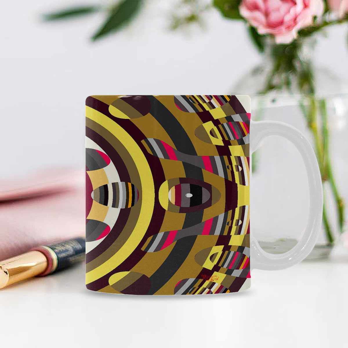 Unique Abstract design coffee mug, set 1, design 152