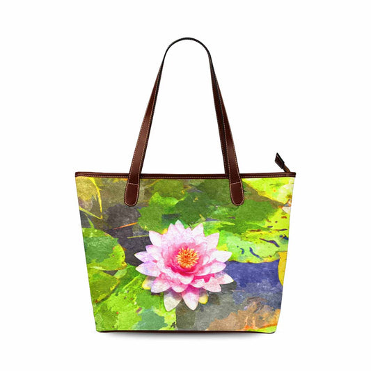 Classic Fabric handbag, watercolor floral, design 283