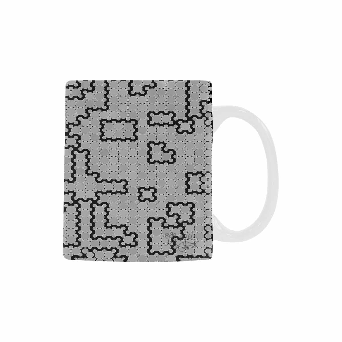 Quality Mug, coffee mug, tea cup, B & W Abstract, Set 1, design 110