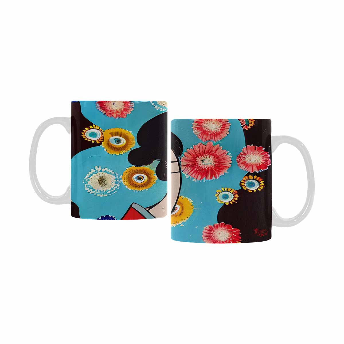 Quality Mug, coffee mug, tea cup, Asian Faces, Design 64