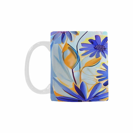 Quality Mug, coffee mug, tea cup, Bright florals, Set 1, Design 52