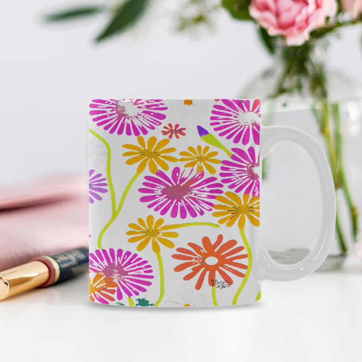 Quality Mug, coffee mug, tea cup, Set 1A, Mixed Floral design 40