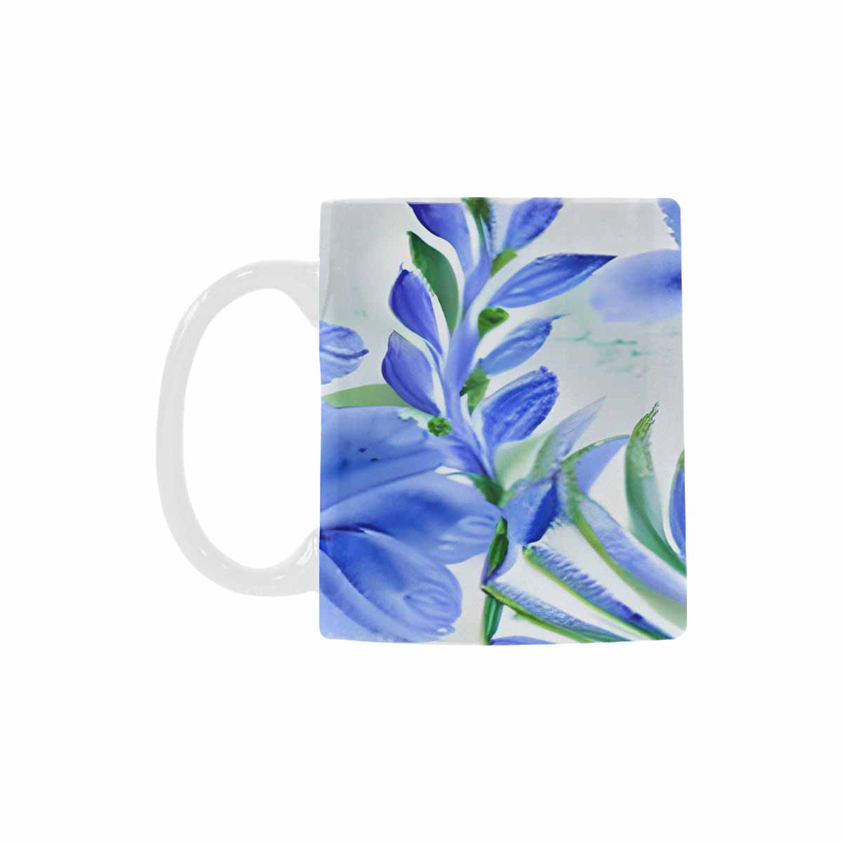 USA made Quality Mug, coffee mug, tea cup, Bright florals, Set 1, Design 79