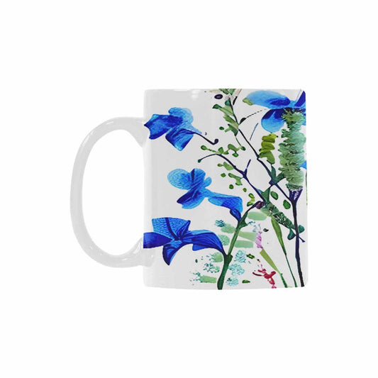 Quality Mug, coffee mug, tea cup, Bright florals, Set 1A, Design 18