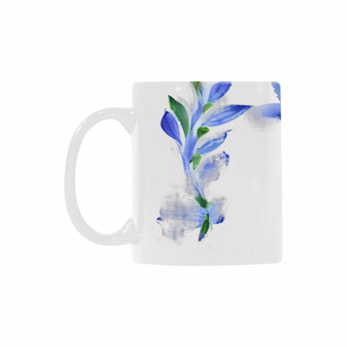 USA made Quality Mug, coffee mug, tea cup, Bright florals, Set 1A, Design 79