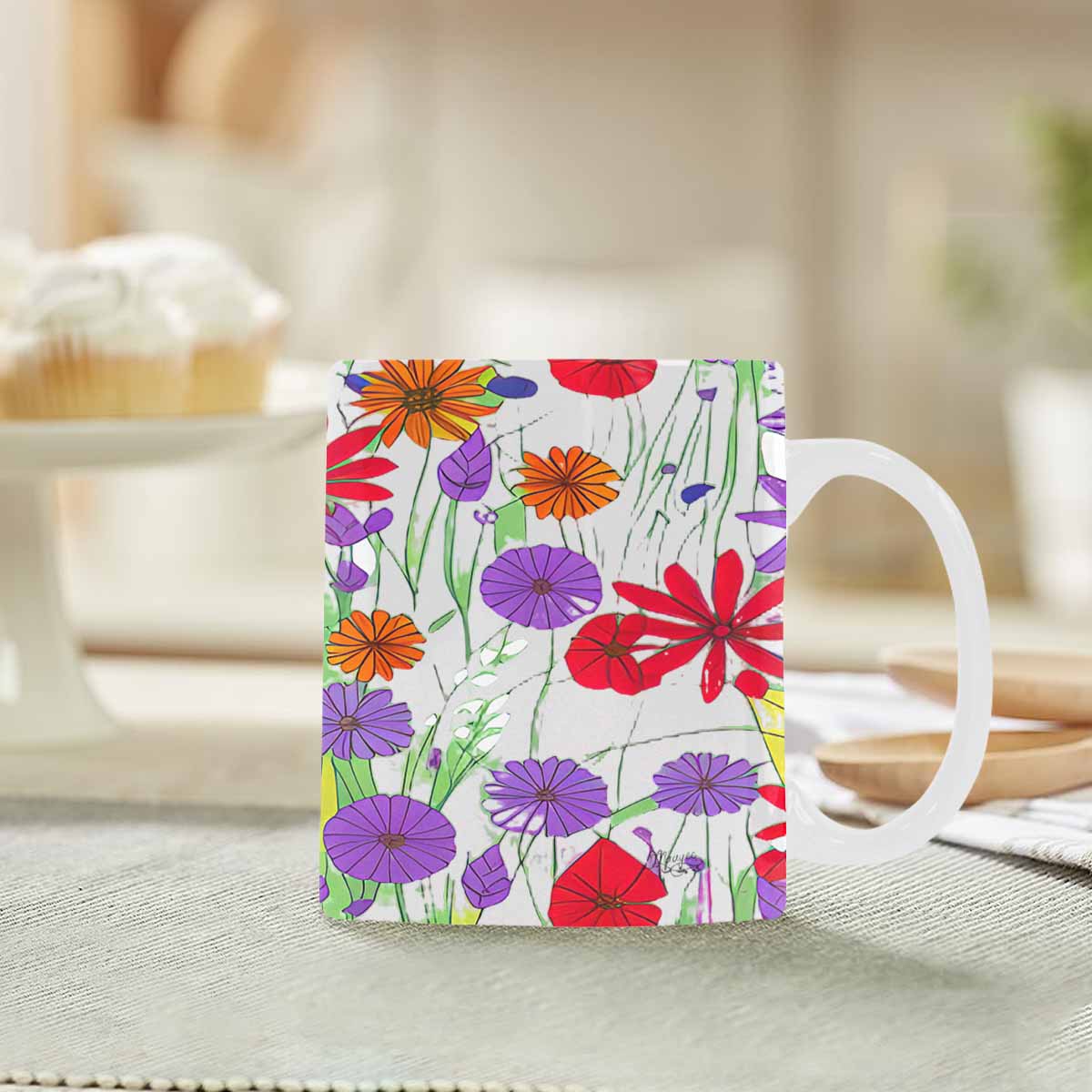 Quality Mug, coffee mug, tea cup, Set 1A, Mixed Floral design 46