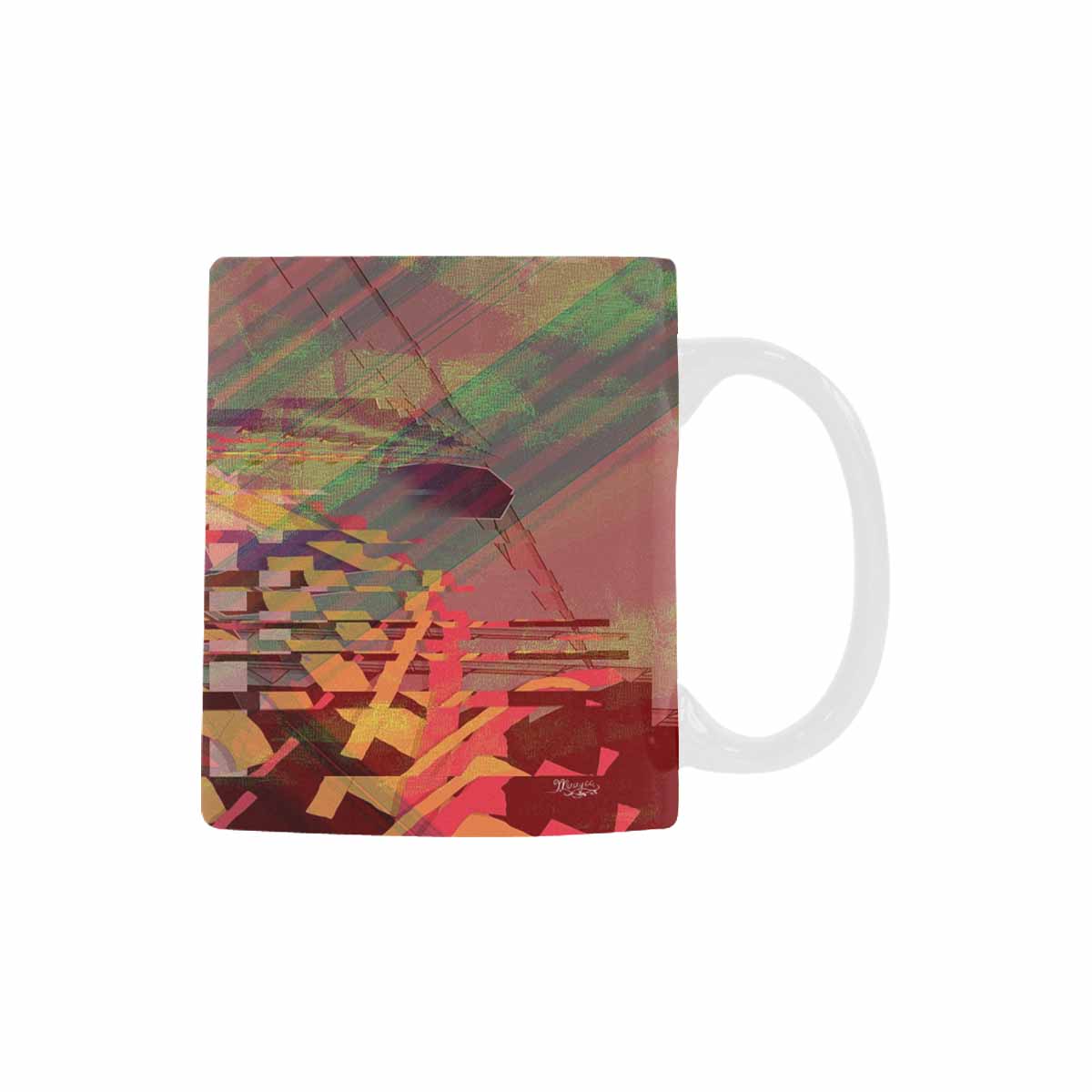 Unique Abstract design coffee mug, set 1, design 8