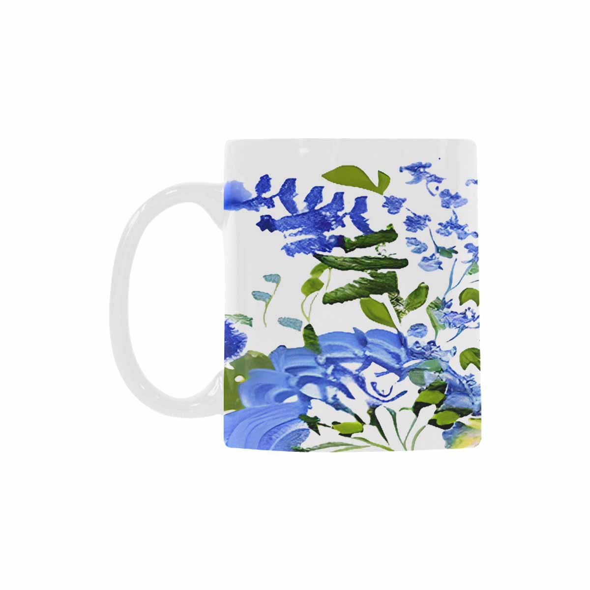 USA made Quality Mug, coffee mug, tea cup, Bright florals, Set 1A, Design 24