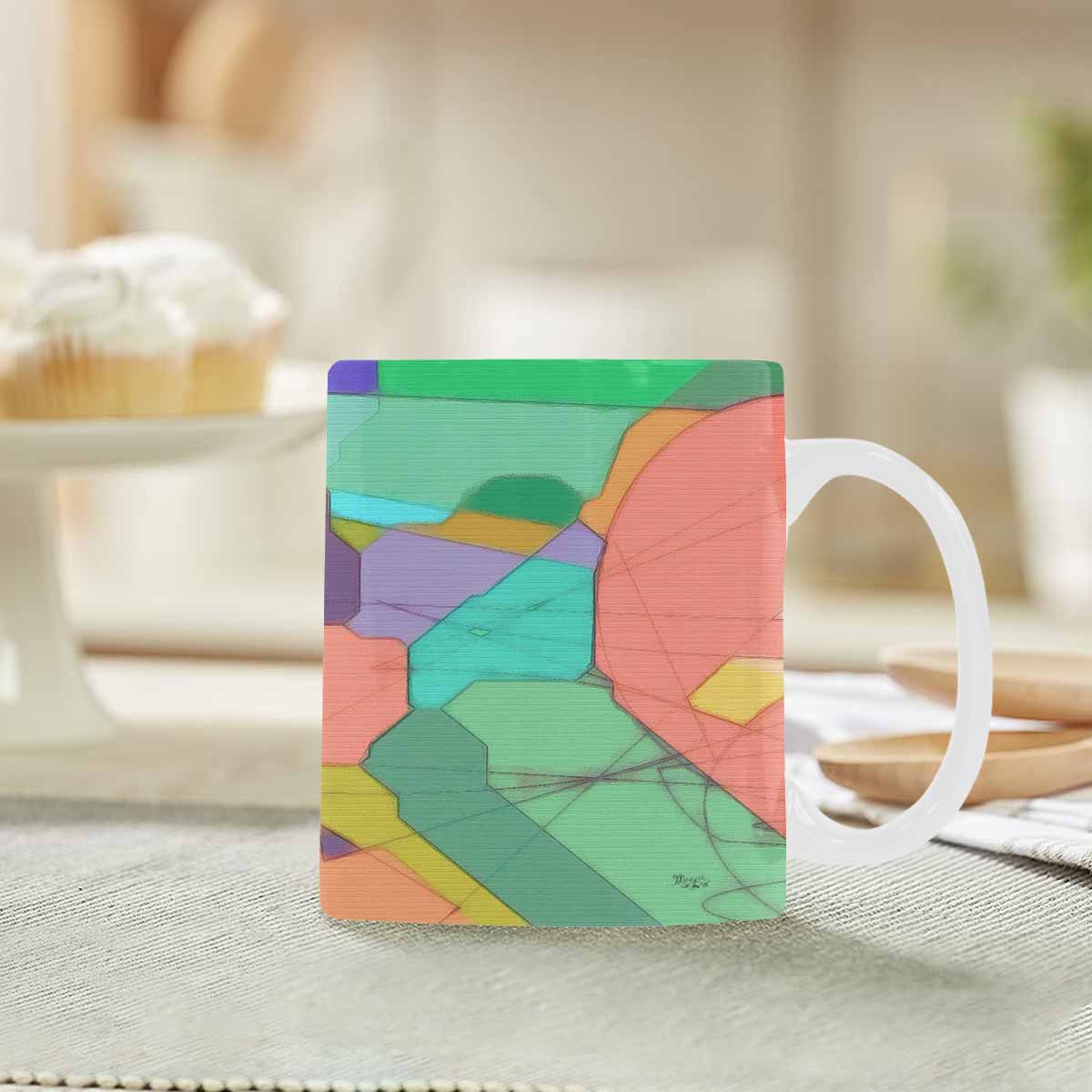 Unique Abstract design coffee mug, set 1, design 191