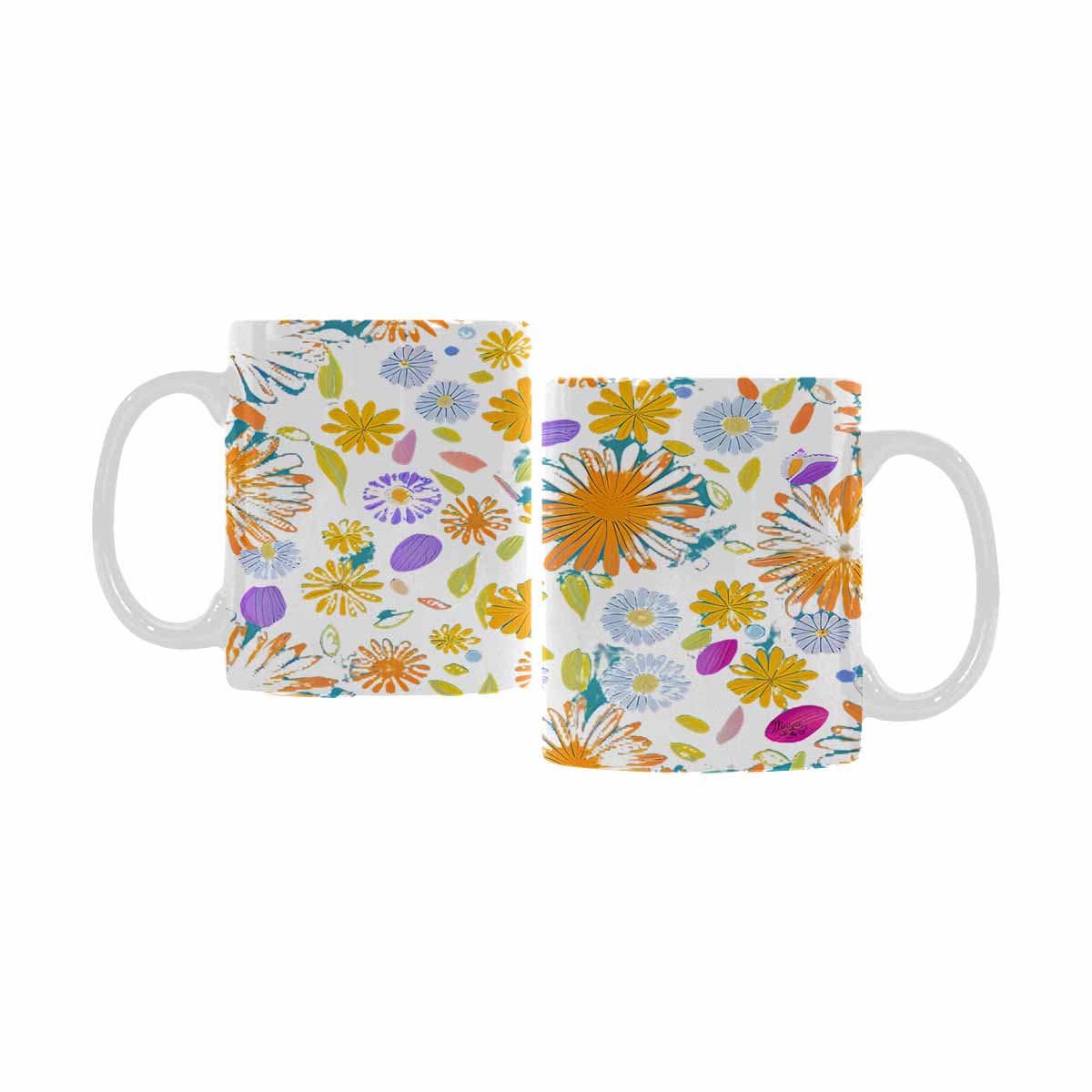 Quality Mug, coffee mug, tea cup, Set 1A, Mixed Floral design 34