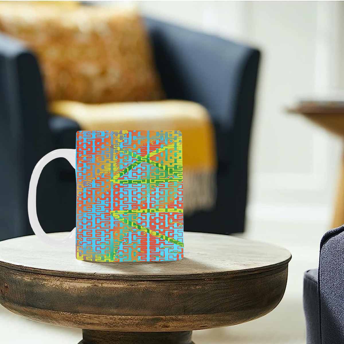 Unique Abstract design coffee mug, set 1, design 69