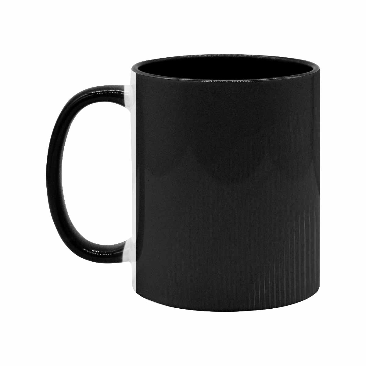 Coffee Mug, tea cup, black core, abstract, design 115