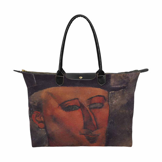 Classic handbag, Modigliani design, choice of 2 colors, Max Jacob