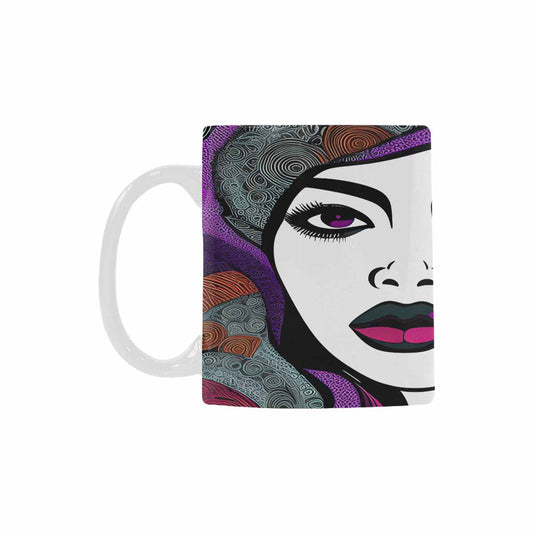 Quality Mug, coffee mug, tea cup, Black Faces, Set 1, design 11