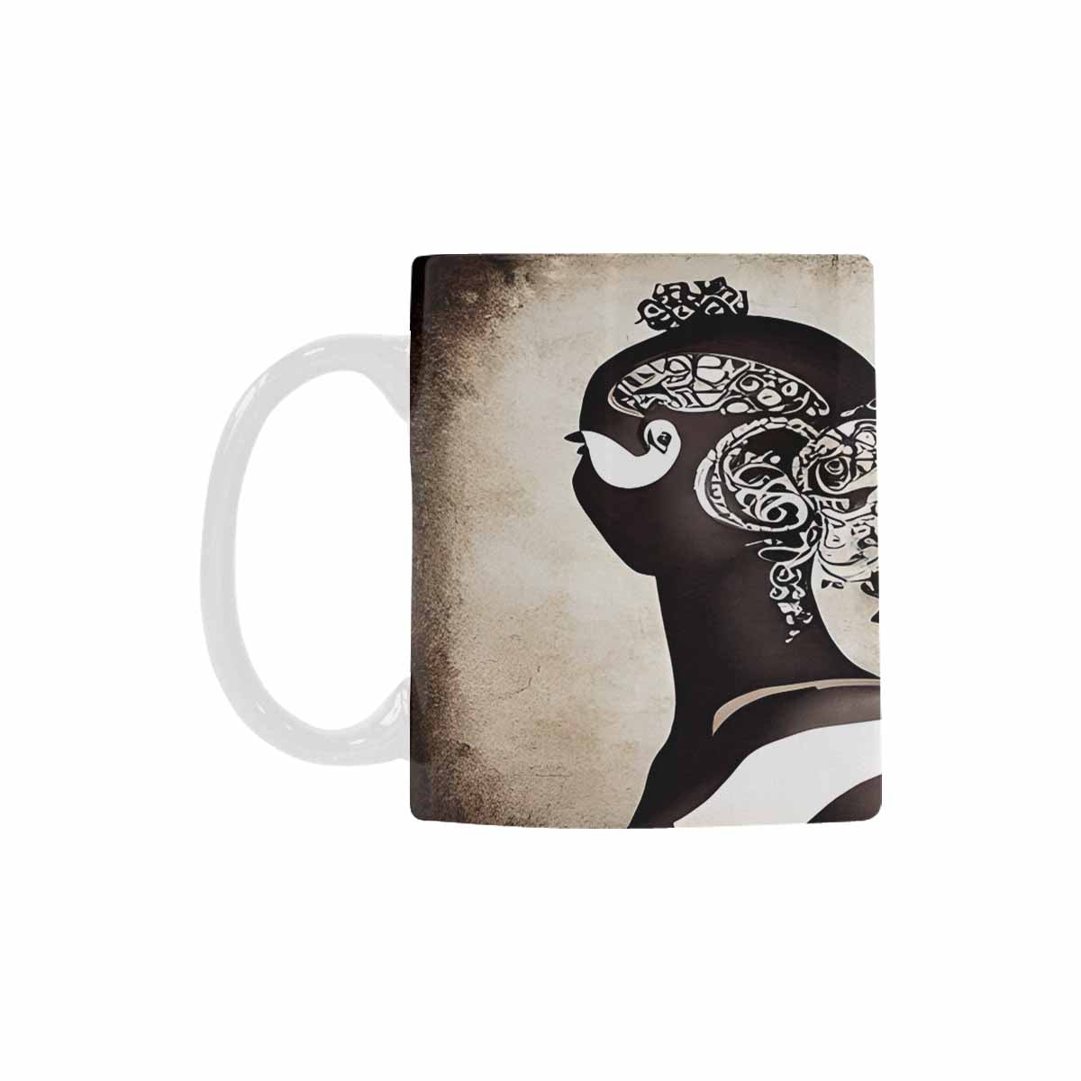 Quality Mug, coffee mug, tea cup, Black Faces, Set 1, design 31