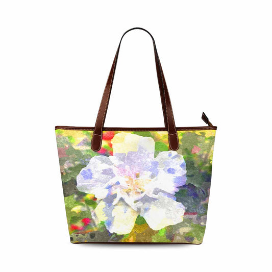 Classic Fabric handbag, watercolor floral, design 226