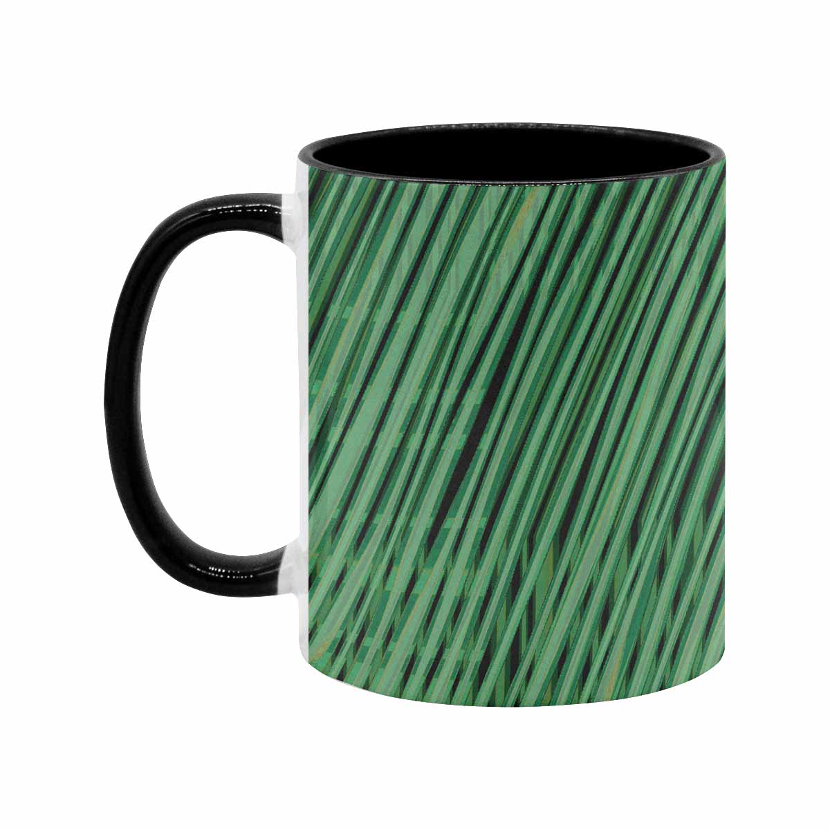 Coffee Mug, tea cup, black core, abstract, design 23