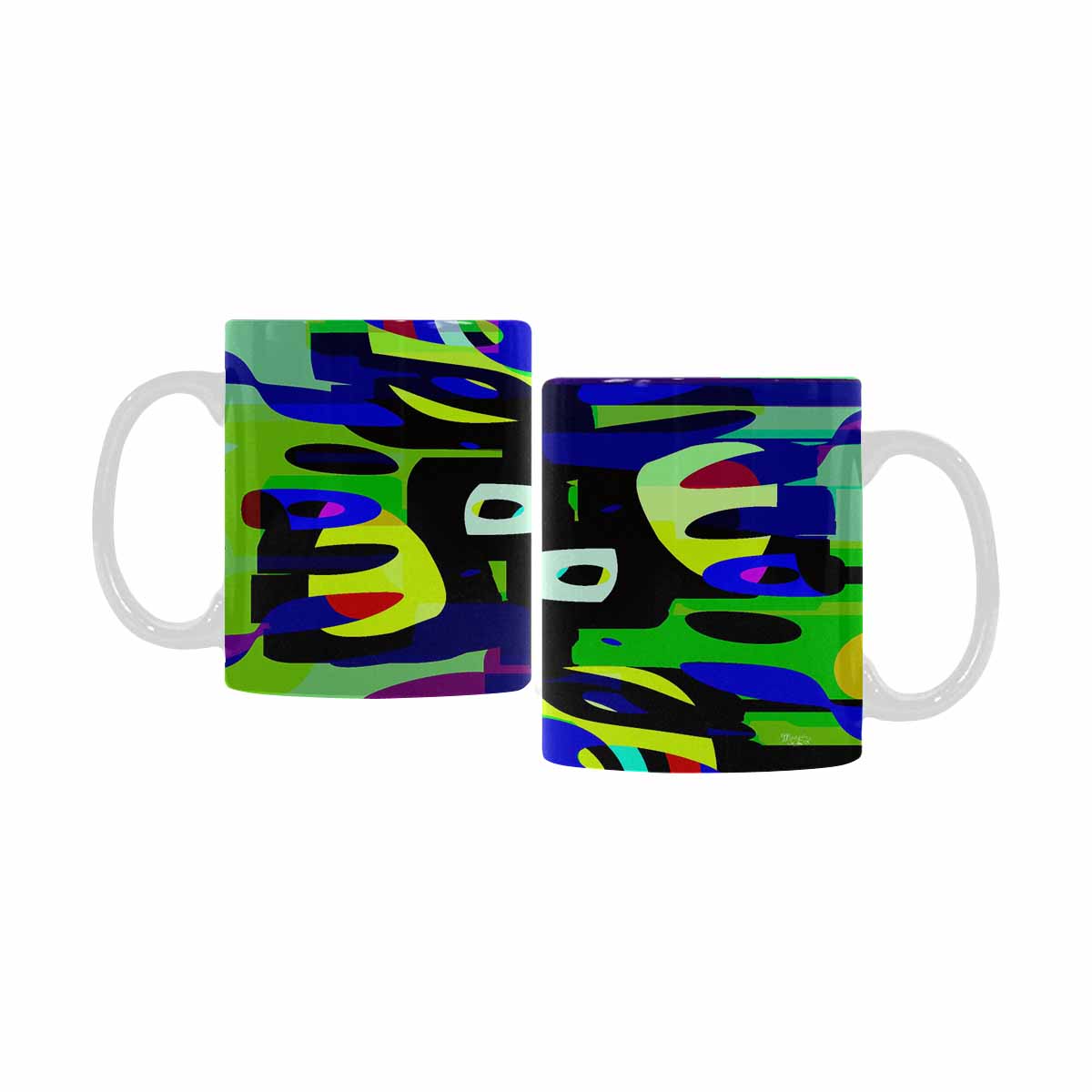 Unique Abstract design coffee mug, set 1, design 110