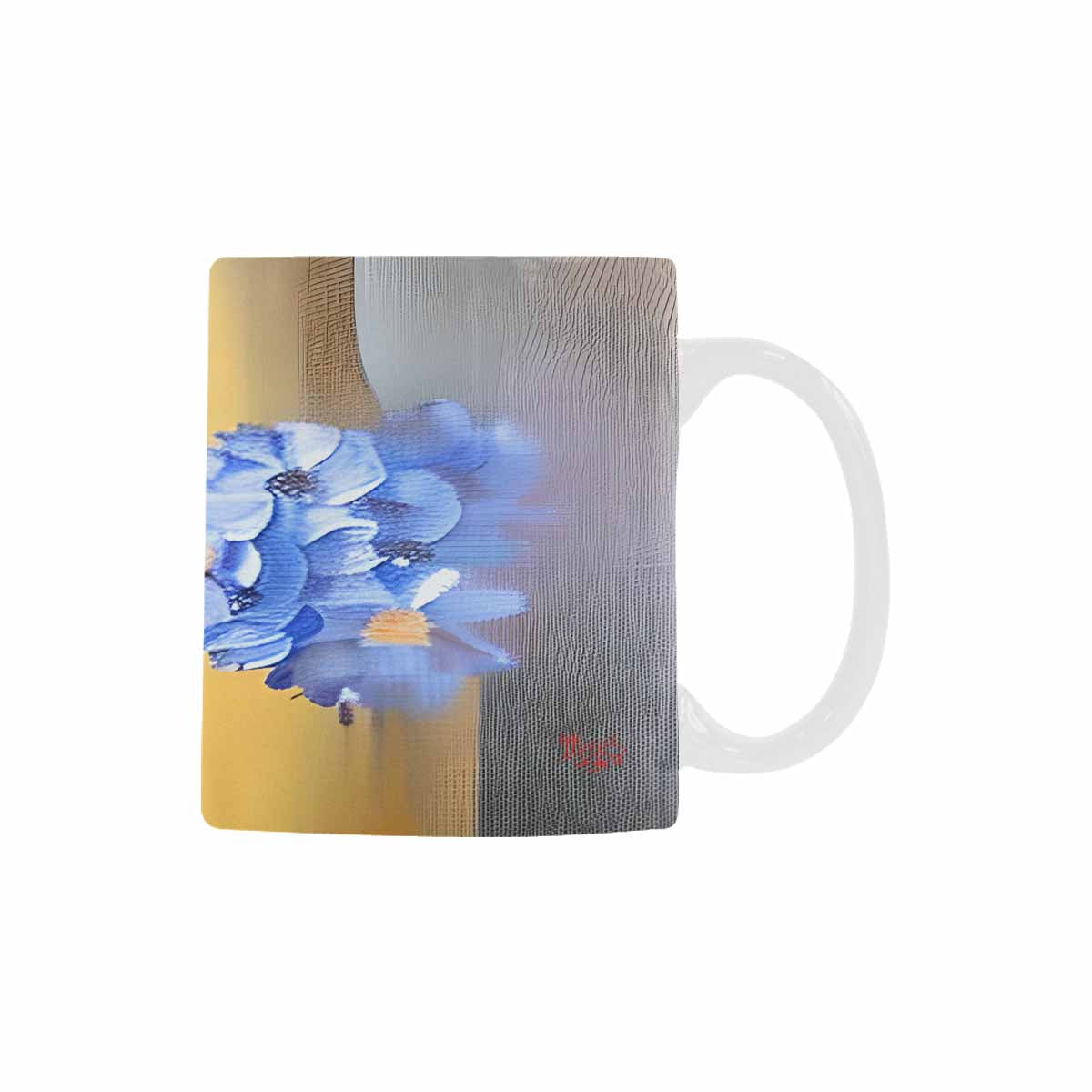 Quality Mug, coffee mug, tea cup, Bright florals, Set 1, Design 168