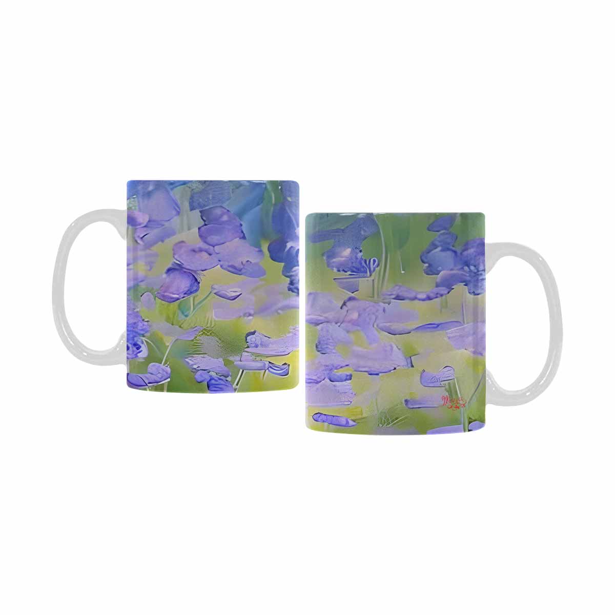 Quality Mug, coffee mug, tea cup, Bright florals, Set 1, Design 102