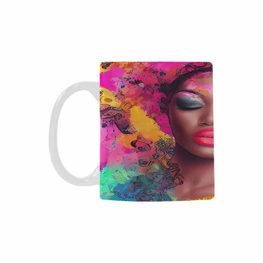 Quality Mug, coffee mug, tea cup, Black Faces, Set 1, design 22