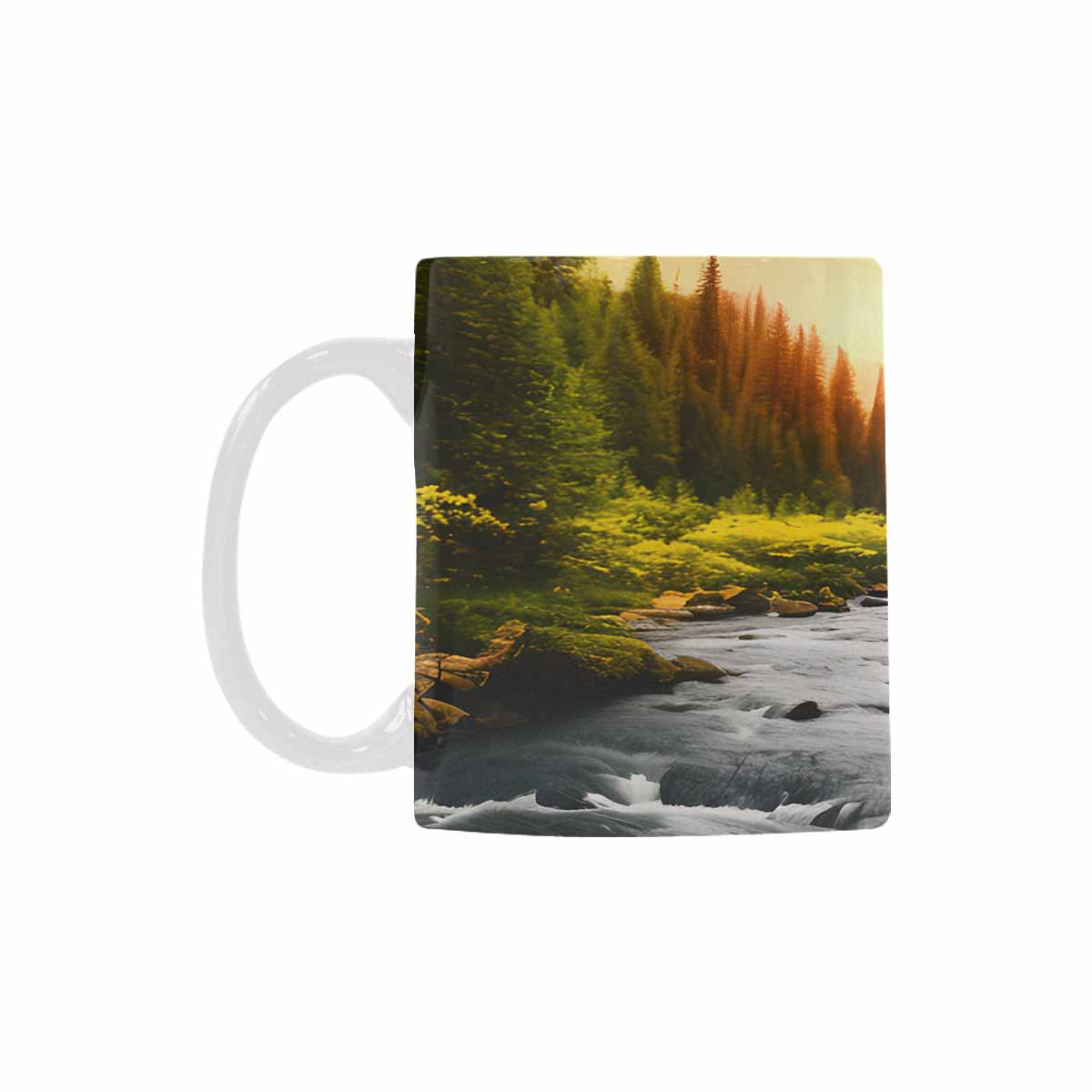 Rivers & Mountains Landscape mugs, set 1 design 15