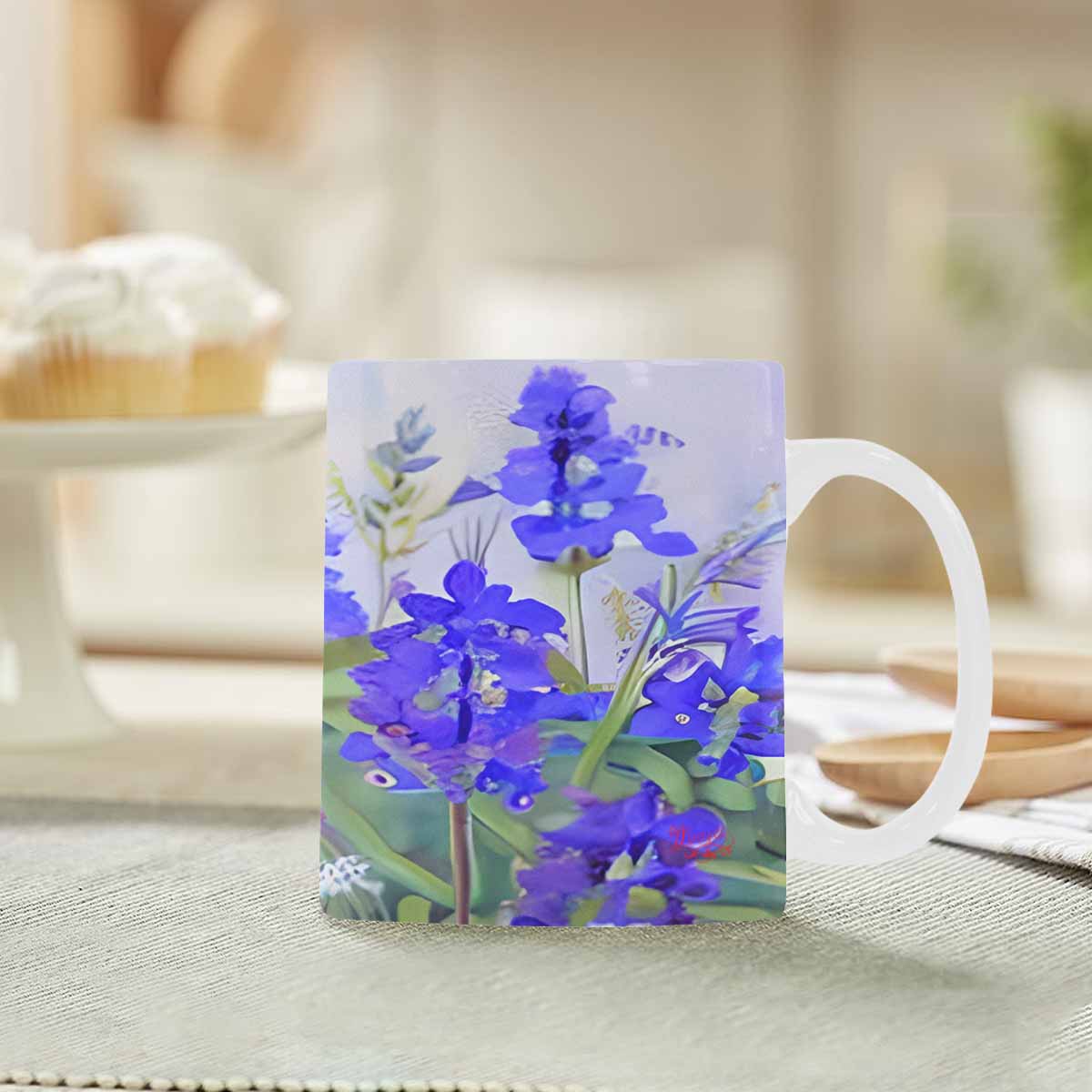 Quality Mug, coffee mug, tea cup, Bright florals, Set 1, Design 87