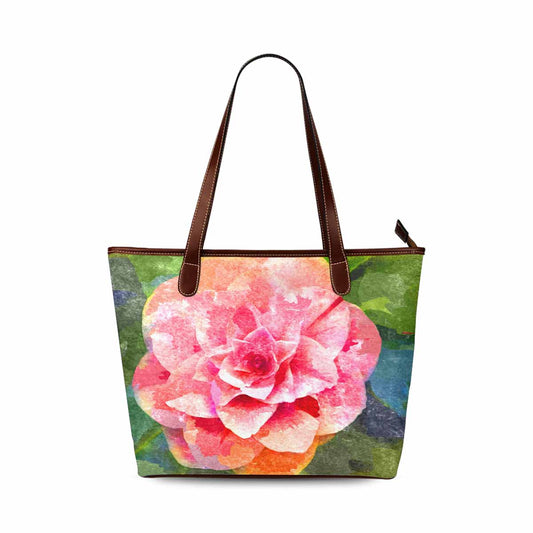 Classic Fabric handbag, watercolor floral, design 24