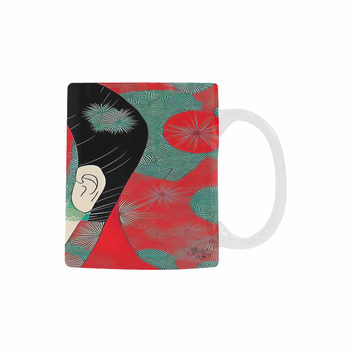 Quality Mug, coffee mug, tea cup, Asian Faces, Design 32