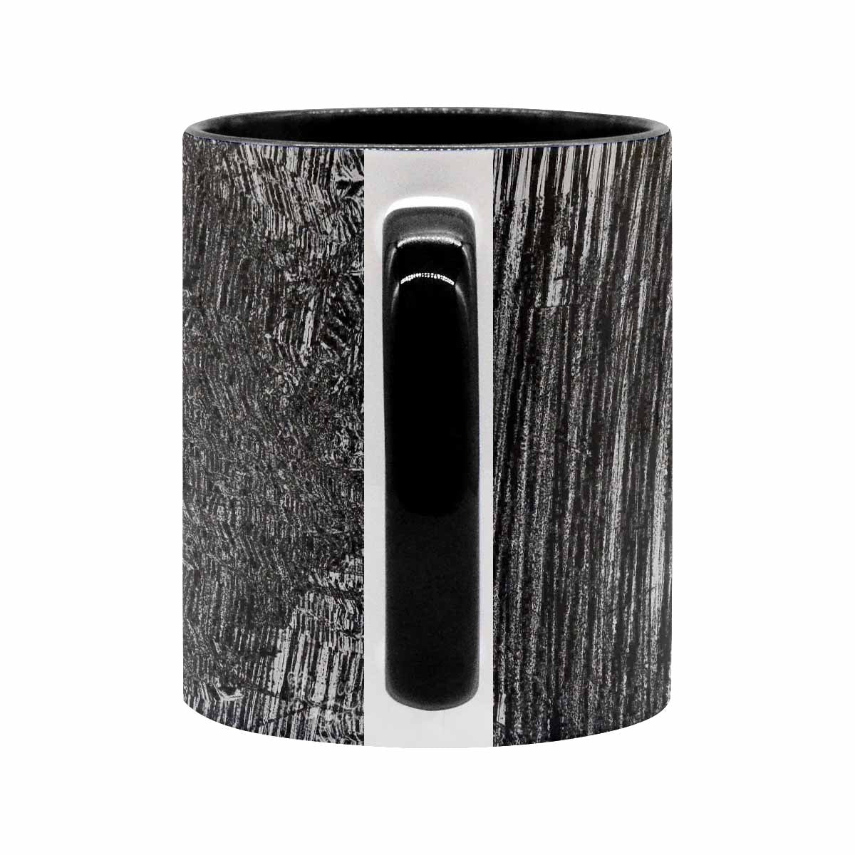 Coffee Mug, tea cup, black core, abstract, design 30