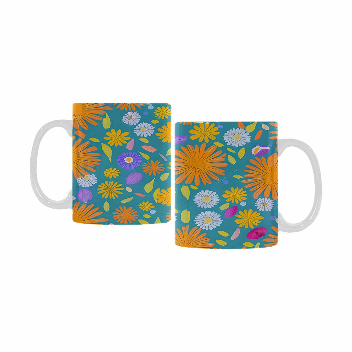 Quality Mug, coffee mug, tea cup, Set 1, Mixed Floral design 34