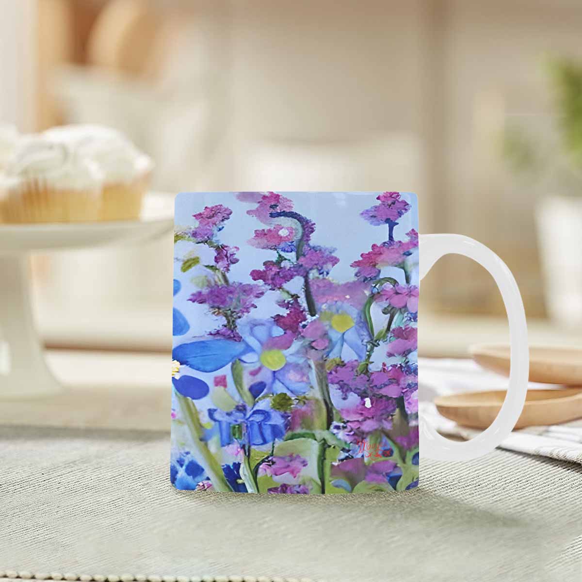 Quality Mug, coffee mug, tea cup, Bright florals, Set 1, Design 94