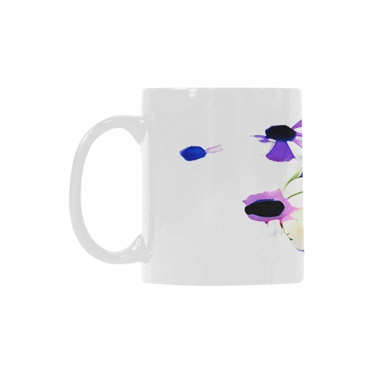 Quality Mug, coffee mug, tea cup, Bright florals, Set 1A, Design 49