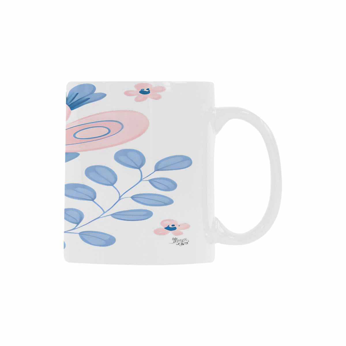Quality Mug, coffee mug, tea cup, Bright florals, Set 2, design 9