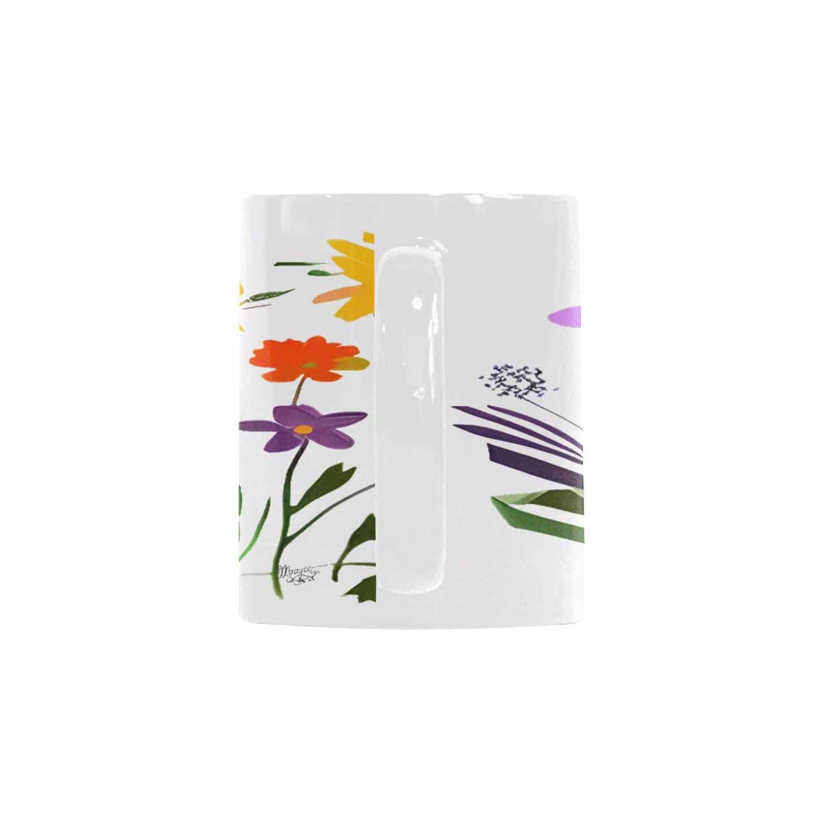 Quality Mug, coffee mug, tea cup, Bright florals, Set 2, design 90