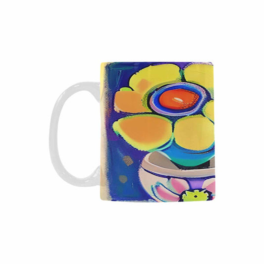 Quality Mug, coffee mug, tea cup, Bright florals, Set 1, Design 68