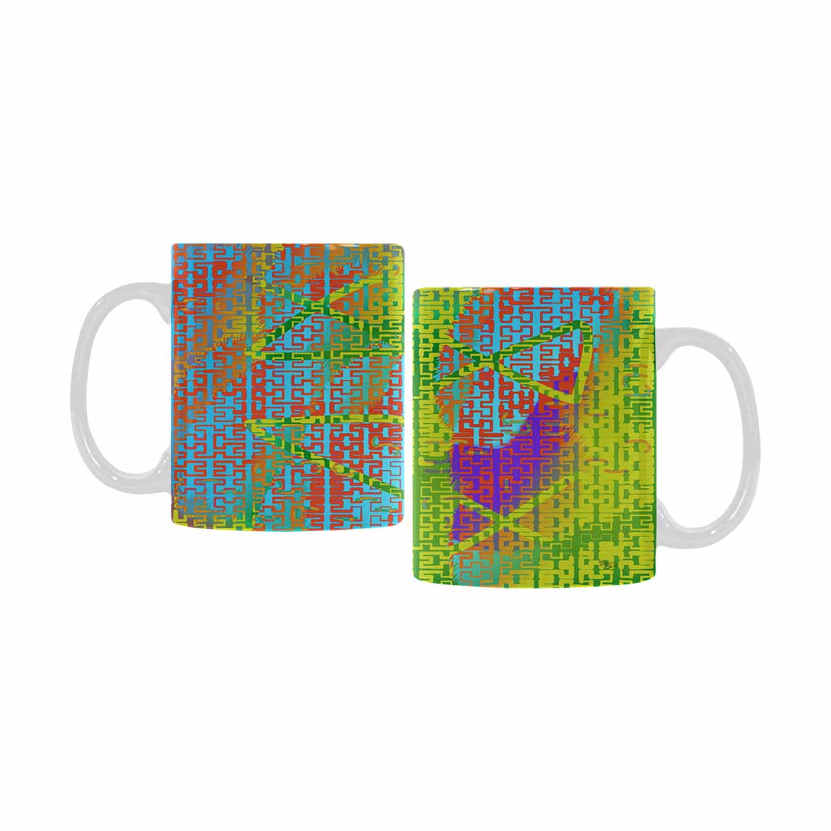 Unique Abstract design coffee mug, set 1, design 69