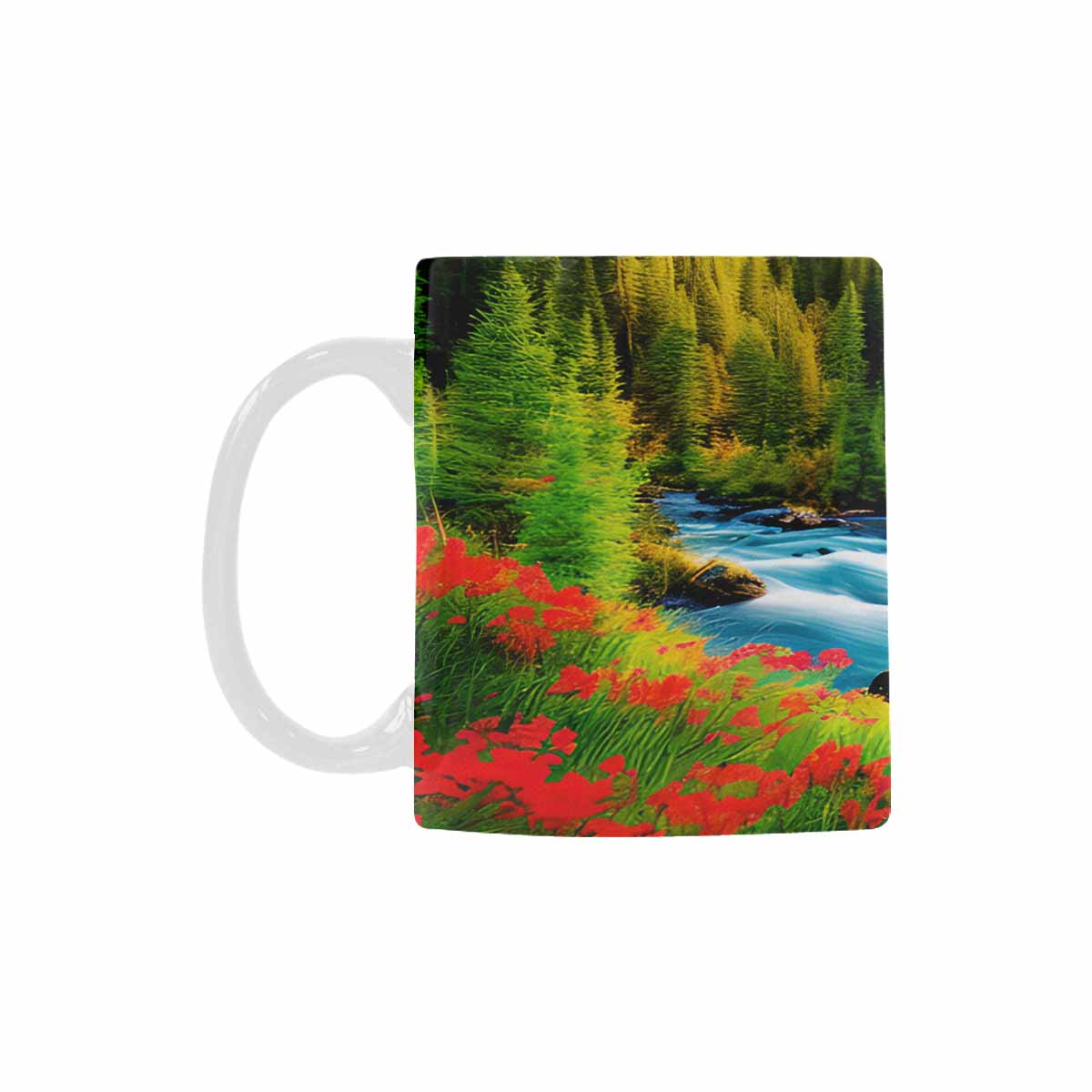 Rivers & Mountains Landscape mugs, set 1 design 16