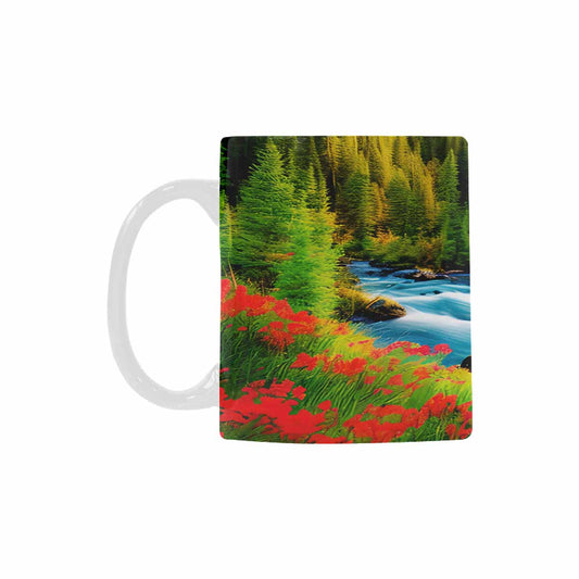 Rivers & Mountains Landscape mugs, set 1 design 16